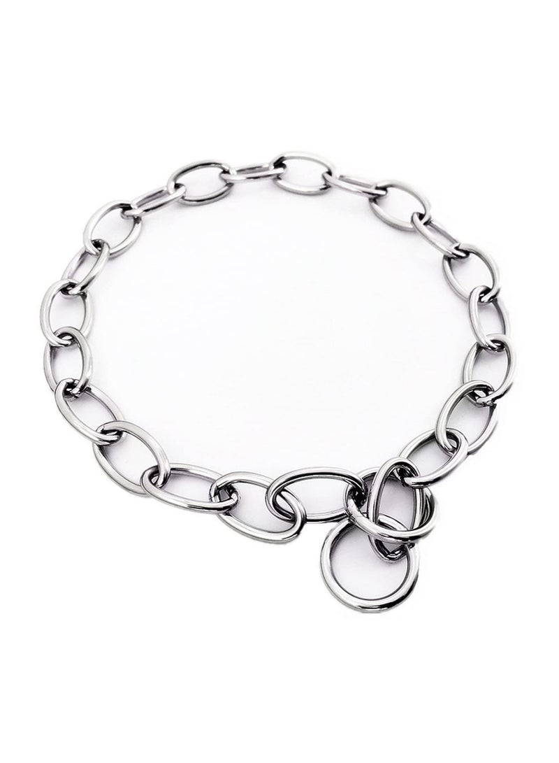 GGOOT Heavy Metal Duty Solid Stainless Steel Dog Choke Chain Collar Pet Necklace for Pit Bull, Mastiff, Bulldog, Big Breeds - Image 1