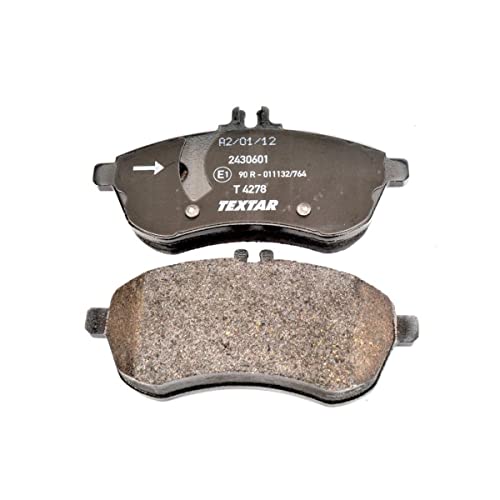 TEXTAR Semi-Metallic Disc Brake Pads for 10-11 Mercedes-Benz C250 - Image 2