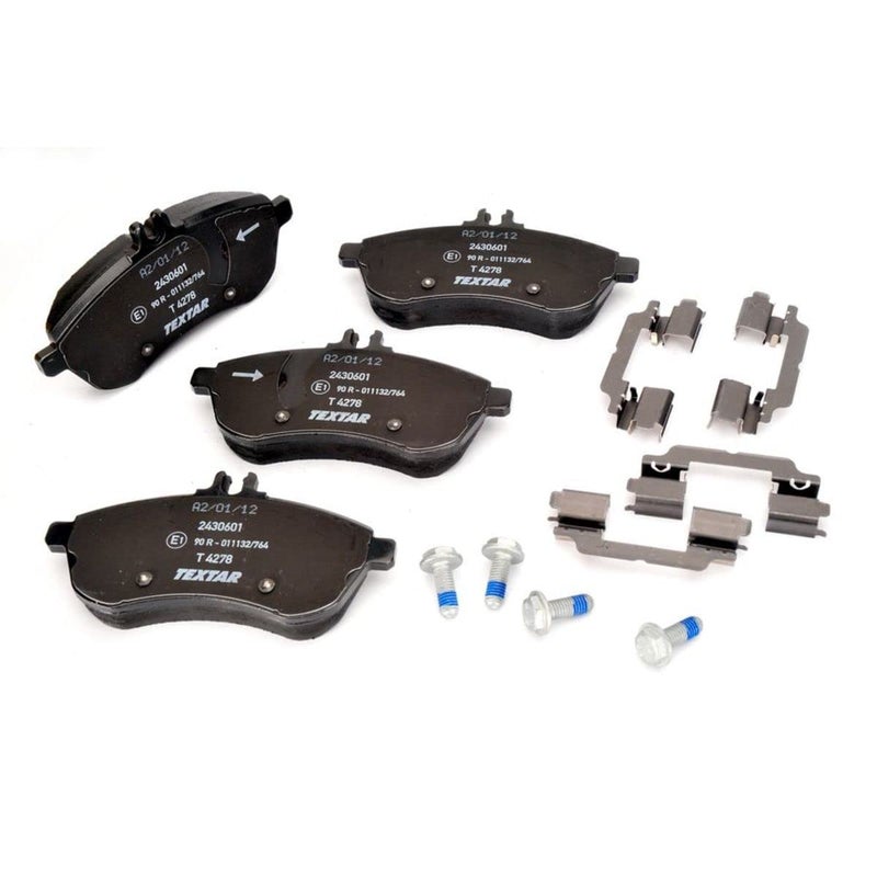 TEXTAR Semi-Metallic Disc Brake Pads for 10-11 Mercedes-Benz C250 - Image 4