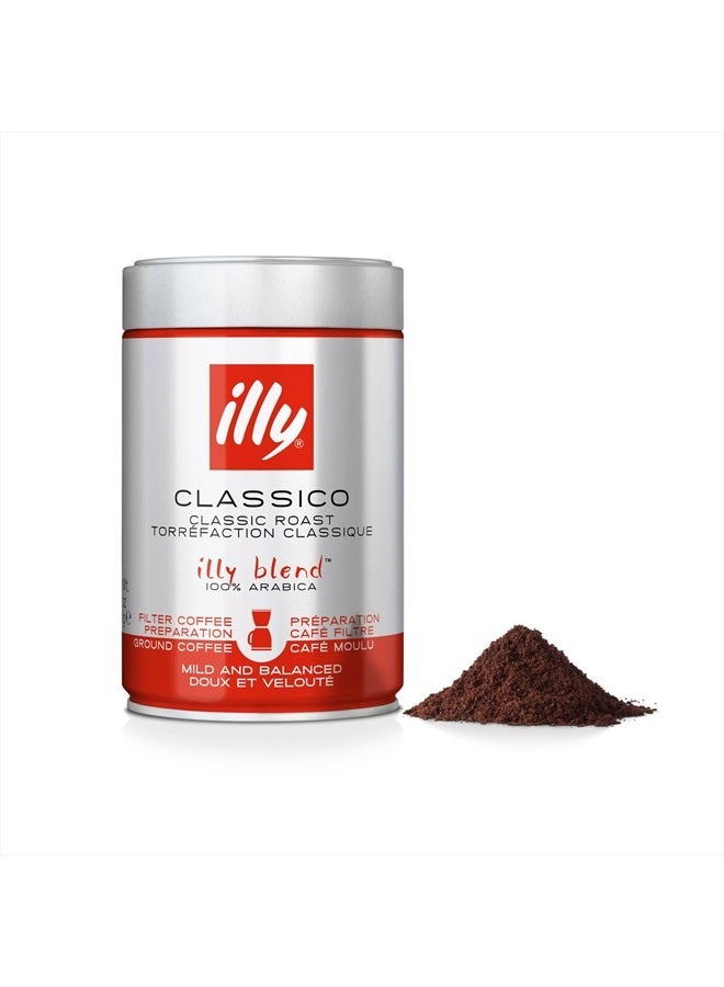 Illy Classico Classic Roast Filter Ground Coffee, 8.8 oz - Image 1