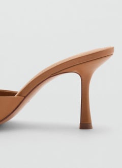 MANGO Open-Toed Heeled With Pointed Toe Sandals  - Image 3