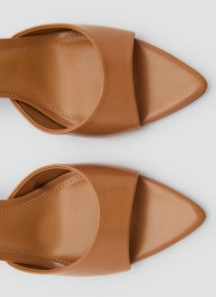 MANGO Open-Toed Heeled With Pointed Toe Sandals  - Image 4