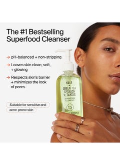 Youth To The People Kale Superfood Age Prevention Cleanser, 8Oz  - Image 4