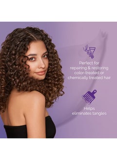 Curl Keeper Silk Conditioner For Curly Hair, 3.38 Fl Oz - Deep Moisturizing & Cleansing Daily Hair Conditioner With Silk Amino Acids For All Curl Types - Water Based Conditioner For Men & Women  - Image 3