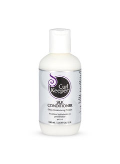 Curl Keeper Silk Conditioner For Curly Hair, 3.38 Fl Oz - Deep Moisturizing & Cleansing Daily Hair Conditioner With Silk Amino Acids For All Curl Types - Water Based Conditioner For Men & Women  - Image 1
