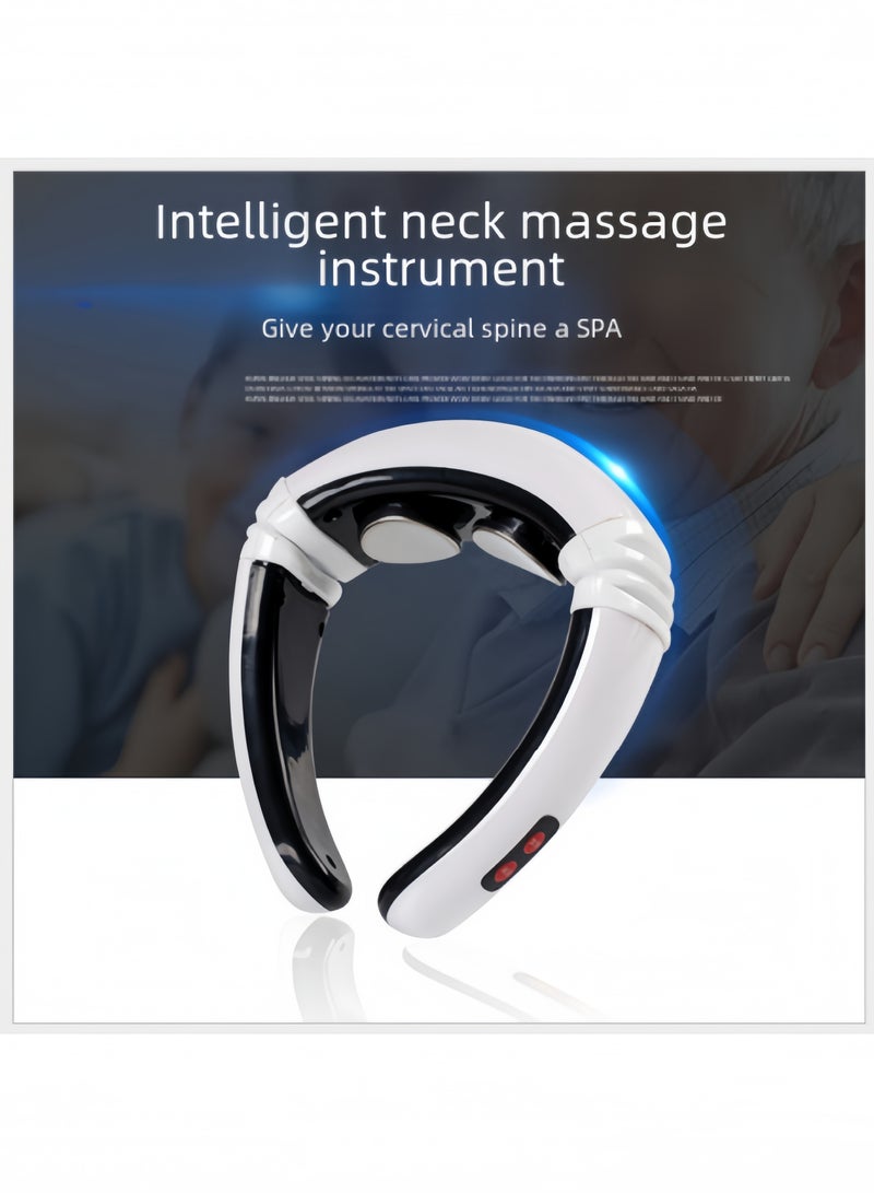 Loquat Neck Massager with Electromagnetic Technology for Cervical Relief