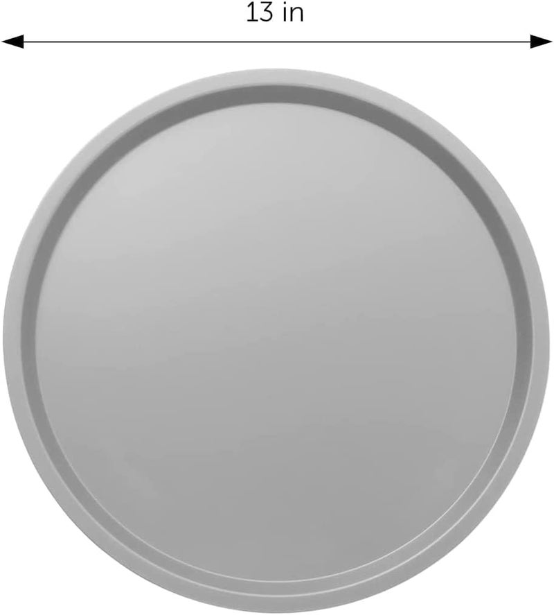 DecorRack 13 Inch Alloy Steel Pizza Pan, Non-Stick Coating, Dishwasher Safe Serving Tray, Round Baking Tray for Oven Use (3 Pack) - Image 2