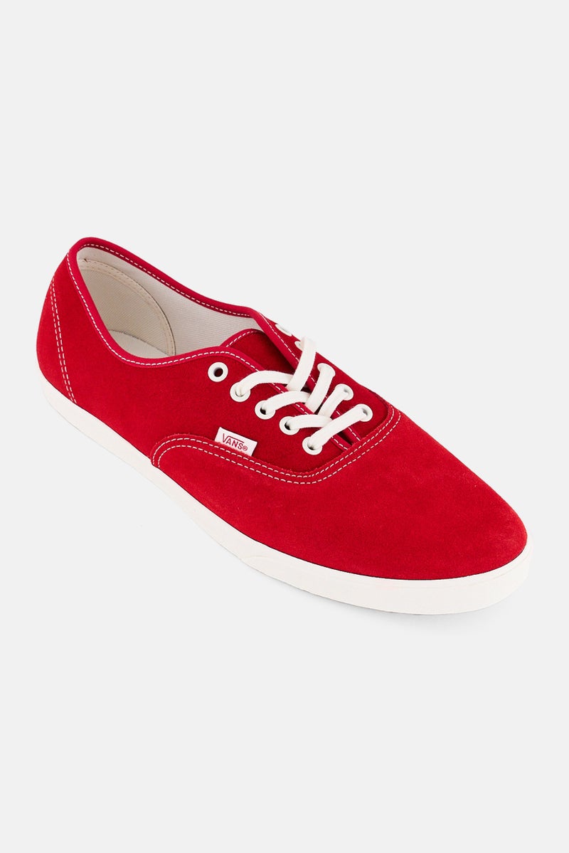 VANS Men Authentic Lowpro Lace Up Training Shoes, Red - Image 1