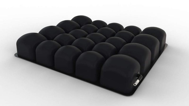 ROHO MOSAIC Cushion, Heavy Duty, Inflatable Seat Cushion for Office Chair, Wheelchair, Cars, Home Living, & Back Pain Support, Adjustable Cushion with Stretchable Cover & Non-Skid Bottom, 18" x 16" - Image 1