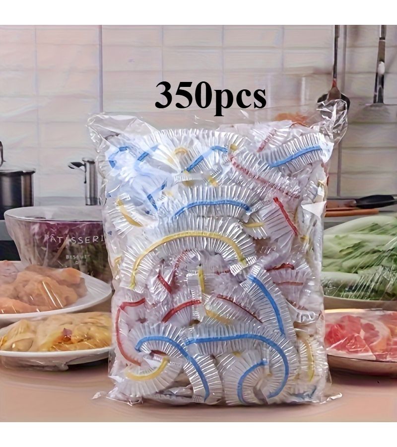 350 Random Colors Heavy Duty Food Grade Disposable Cling Film Rolls - Image 1