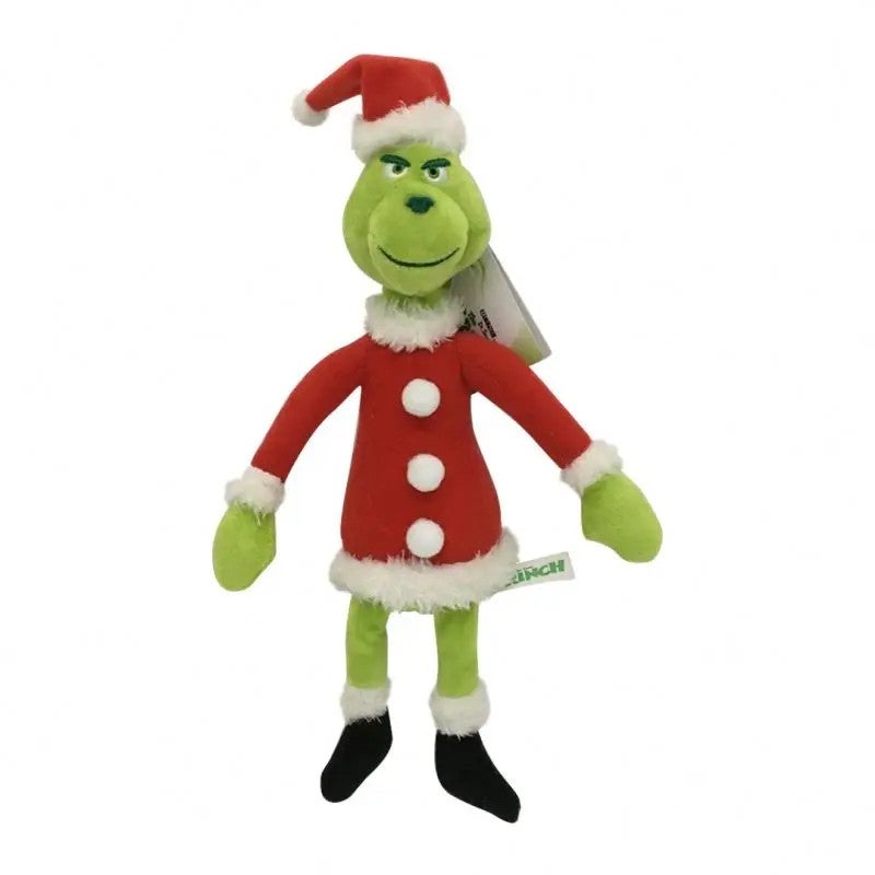 Y&D Stuffed Toy Cheap Price 12" Christmas Green Monster Doll Maker Elf Kids Funny New Year Gifts Grinch Plush - Image 4