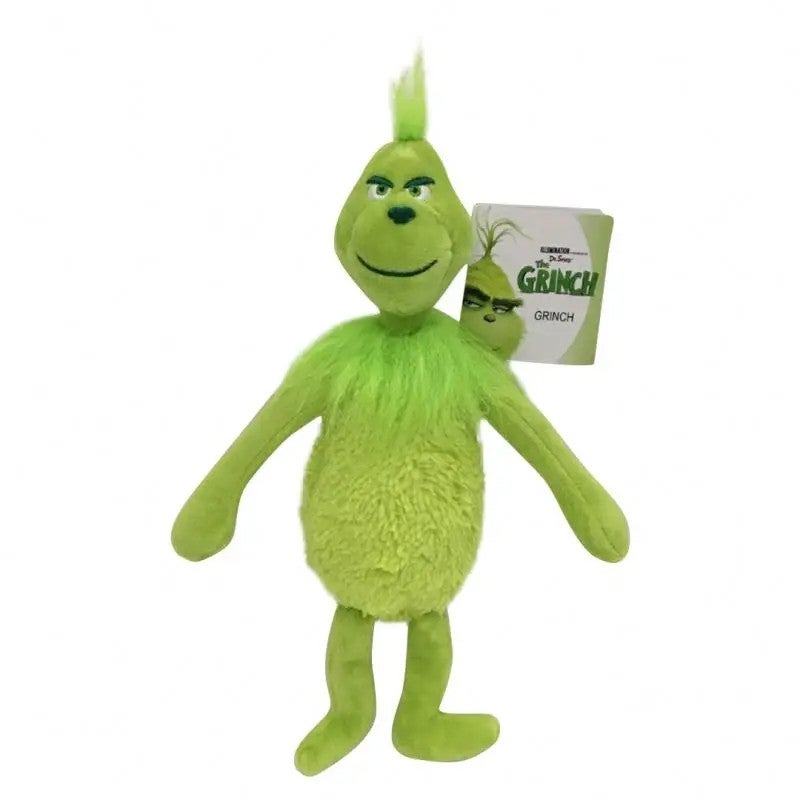 Y&D Stuffed Toy Cheap Price 12" Christmas Green Monster Doll Maker Elf Kids Funny New Year Gifts Grinch Plush - Image 3