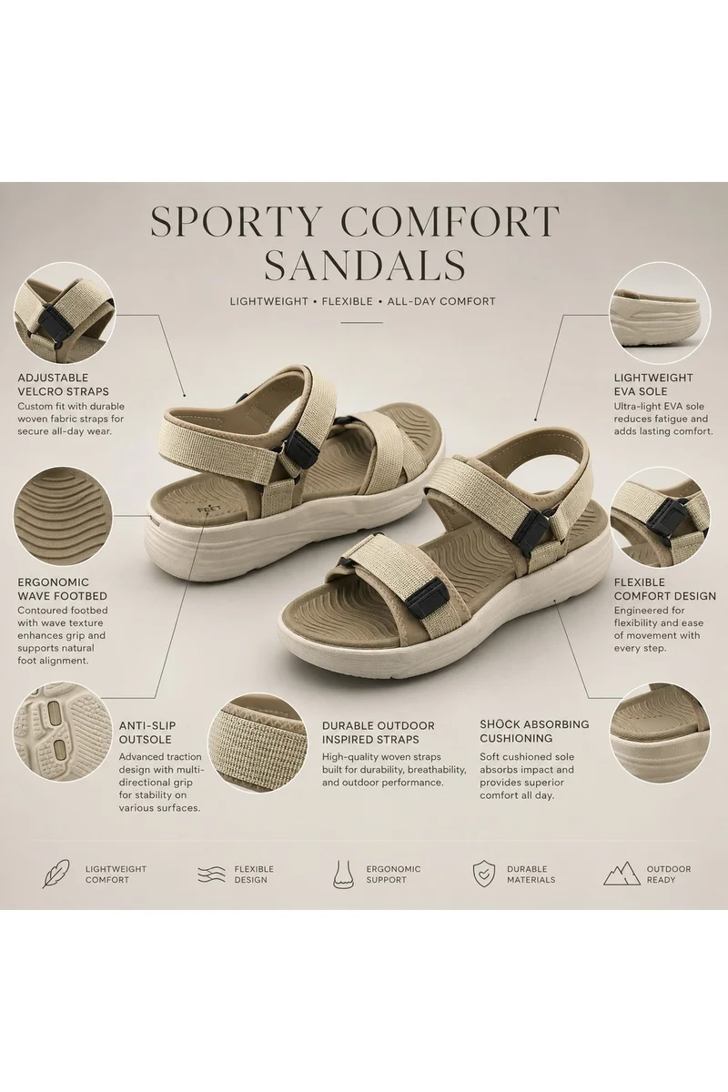 Feet First Casual Everyday Comfort Sandals