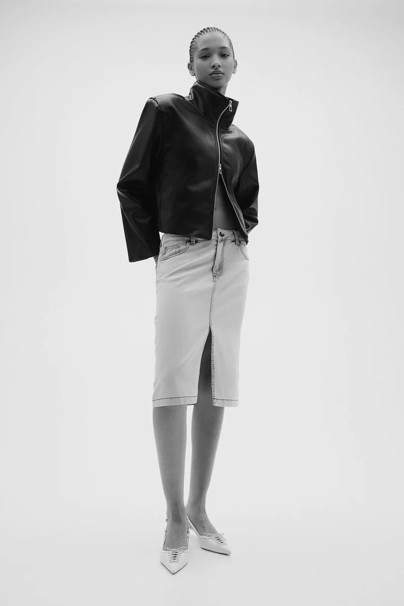 H&M Coated Jacket