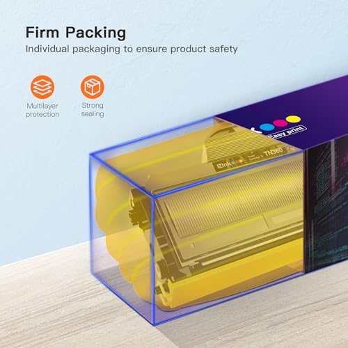 E-Z Ink خراطيش حبر متوافقة E-Z Ink بديل لـ Brother TN330 TN360 TN-330 TN-360 عالية الإنتاجية متوافقة مع DCP-7040 DCP-7030 MFC-7840W HL-2140 MFC-7340 MFC-7440N HL-2170W HL-2150N (1 أسود) - Image 4