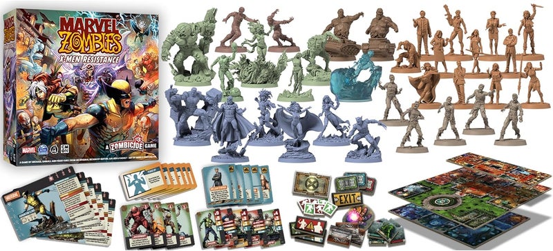Asmodee Marvel Zombies  A Zombicide Game XMen Resistance  Unleash The XMen Superheroes to Halt The Zombie Apocalypse Cooperative Strategy Game Ages 14 16 Players 60 Minute Playtime Made by CMON - Image 3
