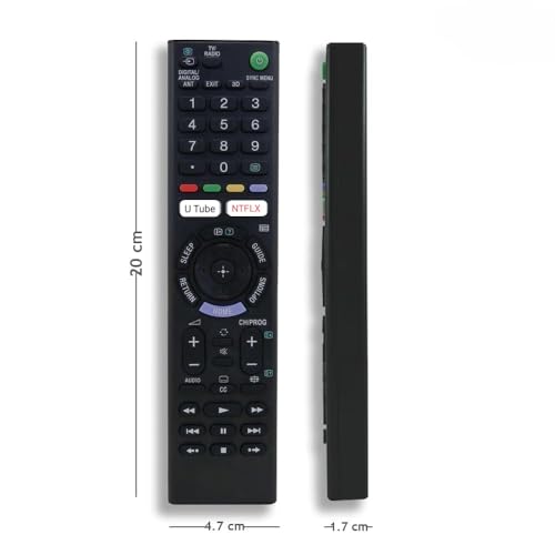 KPDP Original Sony Bravia Smart TV Remote Control Compatible with LCD LED OLED QLED 4K Ultra HD Models Universal Replacement Remote with YouTube and Netflix Shortcut Buttons for Sony Android TVs - Image 3
