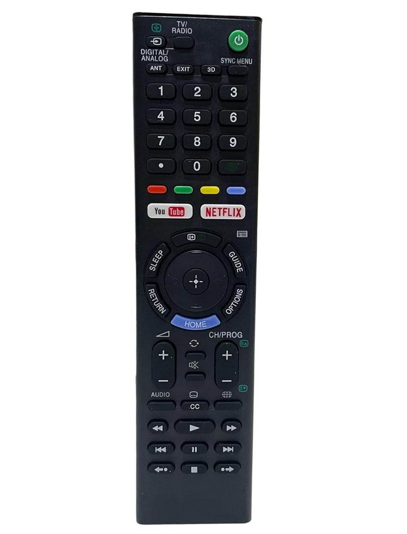 KPDP Original Sony Bravia Smart TV Remote Control Compatible with LCD LED OLED QLED 4K Ultra HD Models Universal Replacement Remote with YouTube and Netflix Shortcut Buttons for Sony Android TVs - Image 1