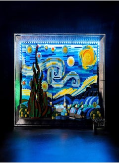 BRIKSMAX BRIKSMAX Led Lighting Kit for LEGO-21333 Vincent Van Gogh - The Starry Night - Compatible with Lego Ideas Building Blocks Model- Not Include The Lego Set(Remote-Control Version)  - Image 4