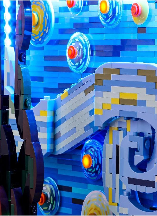 BRIKSMAX BRIKSMAX Led Lighting Kit for LEGO-21333 Vincent Van Gogh - The Starry Night - Compatible with Lego Ideas Building Blocks Model- Not Include The Lego Set(Remote-Control Version)  - Image 3