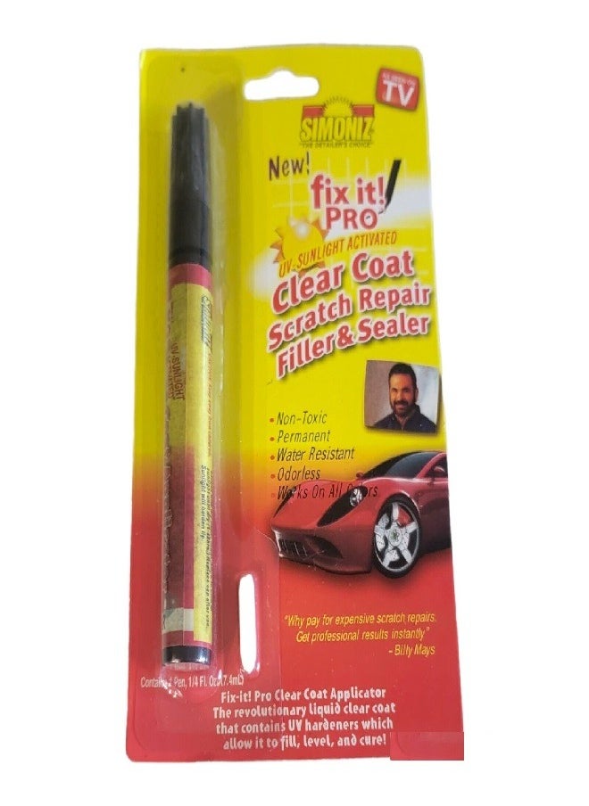 Fix it Pro - Car Scratch Repair Remover Filler & Sealer Painting Pen Clear Car Coat Applicator for All Cars, Not for Deep Scratch - Image 1