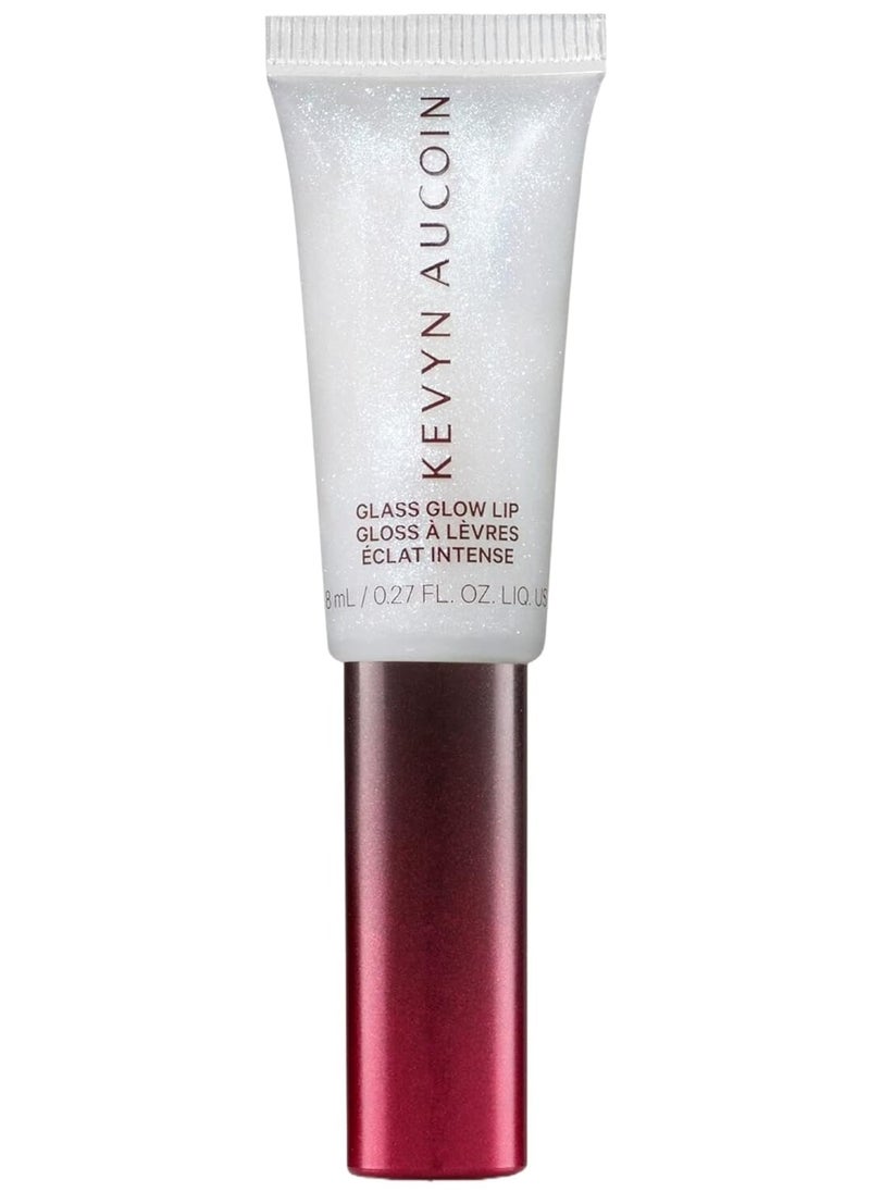 Glass Glow Lip, Crystal Clear: Multi-purpose lip gloss highlighter. 3D reflective glaze, comfortable wearing, non-sticky. Moisturize, protect, lock in shine. Makeup artist go to.