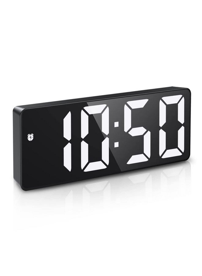 ORIA Digital Clock, LED Alarm Clock, 6.5inch Large Display LED Clock with Snooze, USB Charging Ports, 3 Adjustable Brightness Suitable for Bedroom, Office - Image 1