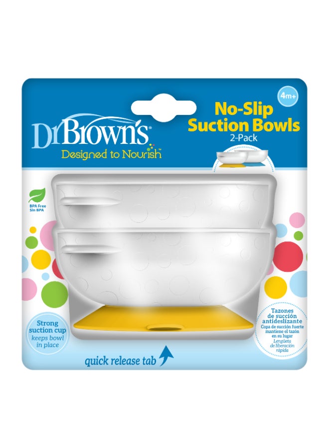 Dr. Brown’s No Slip Suction Bowl, Pack Of 2 - Image 2