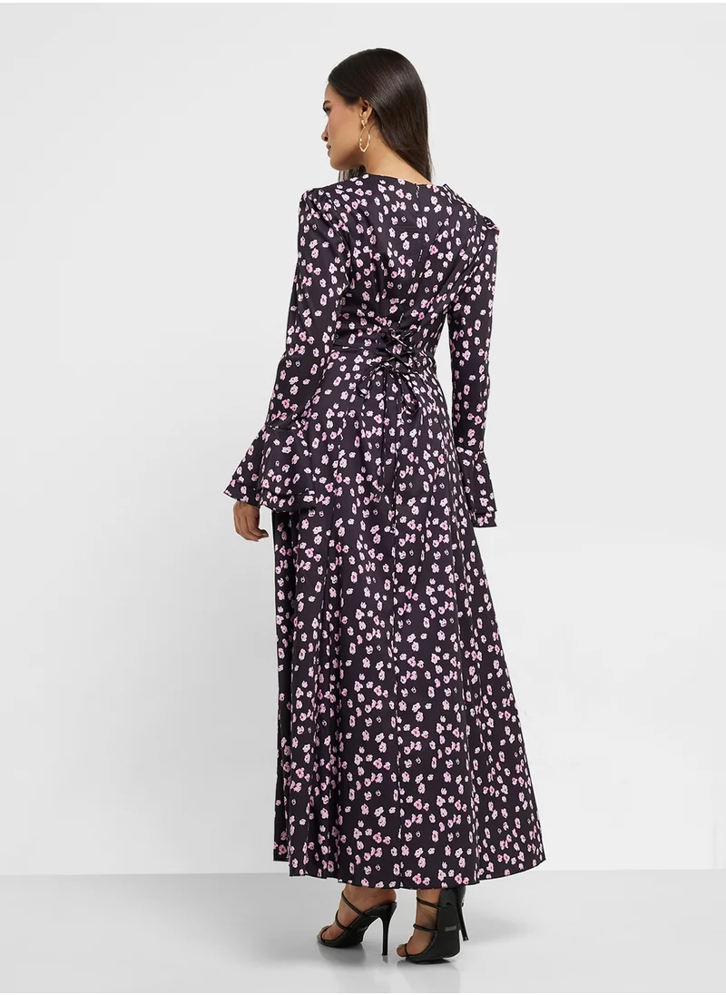 ELLA Ditsy Print Dress