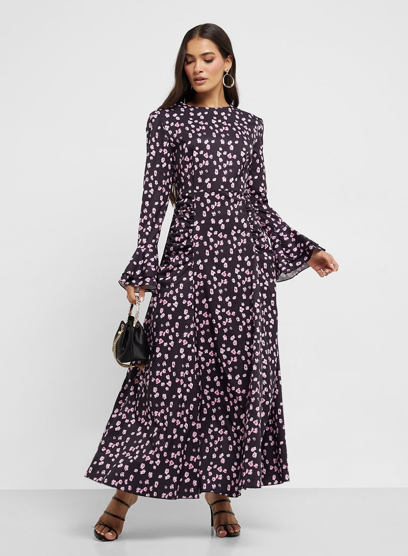 ELLA Ditsy Print Dress  - Image 1