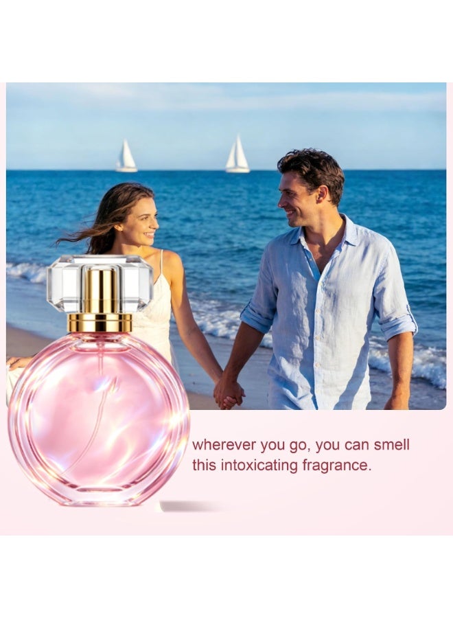 Luxury Pink Silk Musk Women's Eau de Parfum 50 ml, Floral Fruity Long-Lasting Pheromones Perfumes for Women, Perfect Eid & Festive Date Night Gift - Image 5