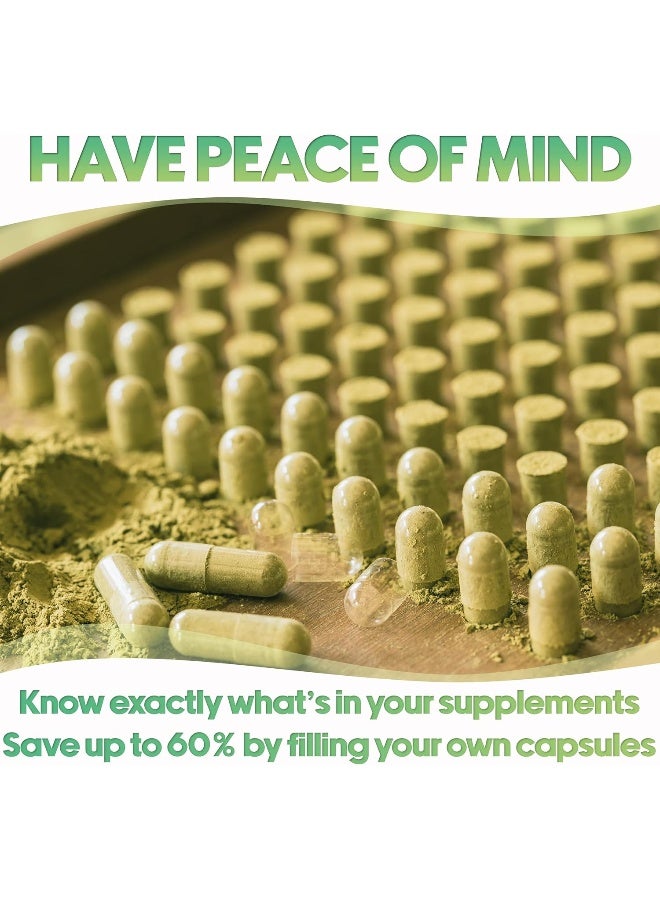 XPRS Nutra Capsules Express- Size 3 Clear Empty Gelatin Capsules 100 Count- Kosher and Halal - Pure Gelatin Pill Capsule - DIY Powder Filling - Image 4