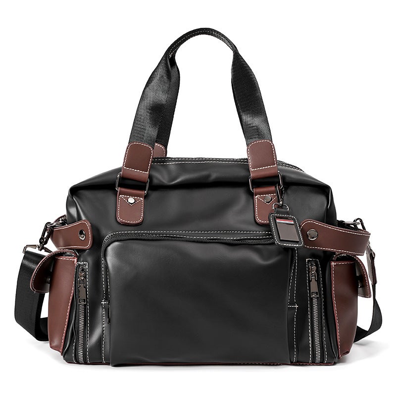 High-Quality Mens Briefcase Business Casual Document Laptop Bag Black 