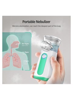 NNEWVANTE Portable Nebulizer for Children and Adults - Asthma Handheld Nebulizer, Ultrasonic Mesh Nebulizer for Effective Treatment of Breathing Problems Personal Steam Inhaler for Family Travel  - Image 2