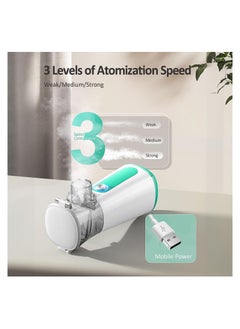 NNEWVANTE Portable Nebulizer for Children and Adults - Asthma Handheld Nebulizer, Ultrasonic Mesh Nebulizer for Effective Treatment of Breathing Problems Personal Steam Inhaler for Family Travel  - Image 4