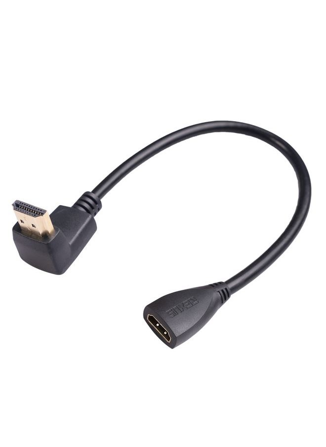 BURAQ HD270-03 30cm HDMI Male Elbow to Female Adapter Cable, Type:270 Degrees  - Image 1