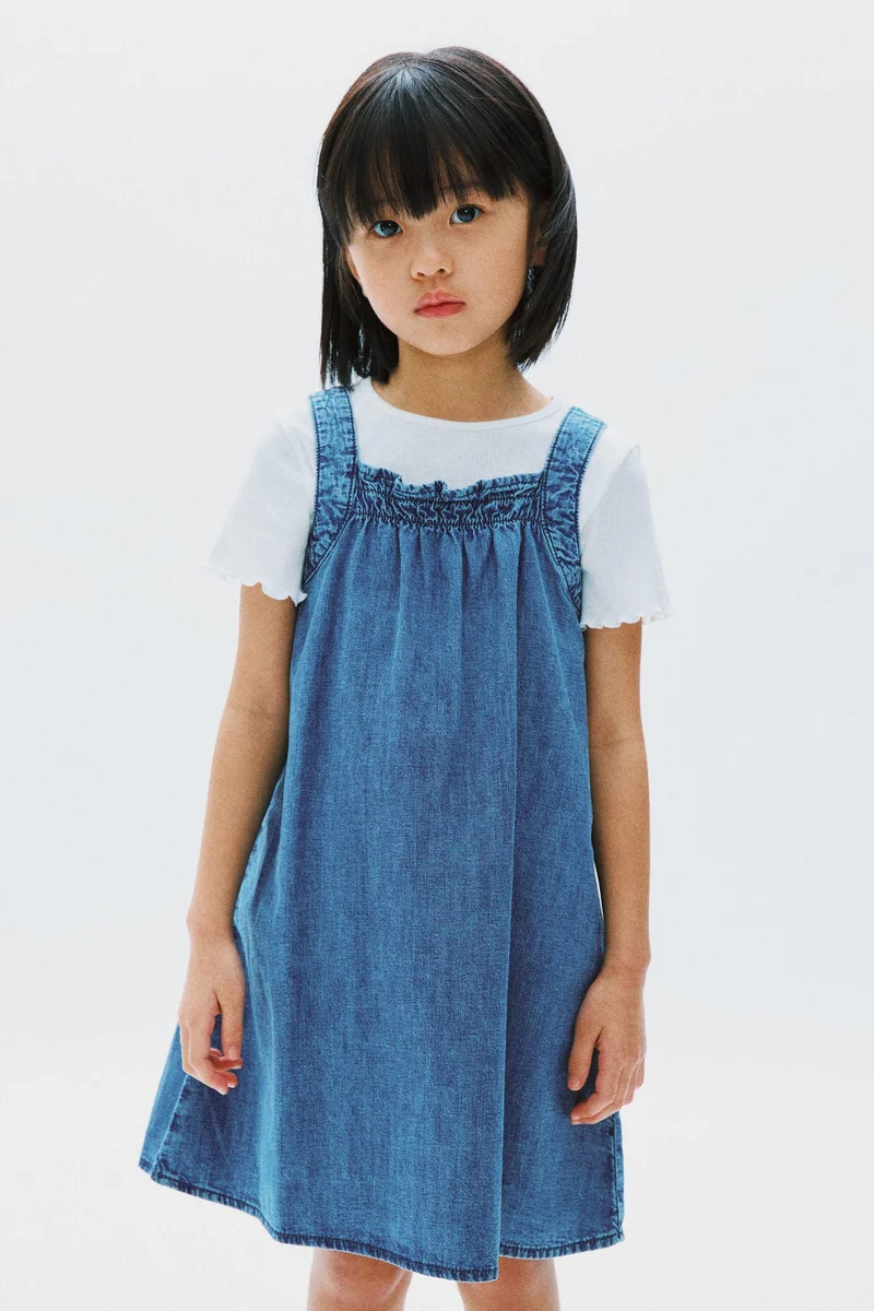 H&M A-line denim dress