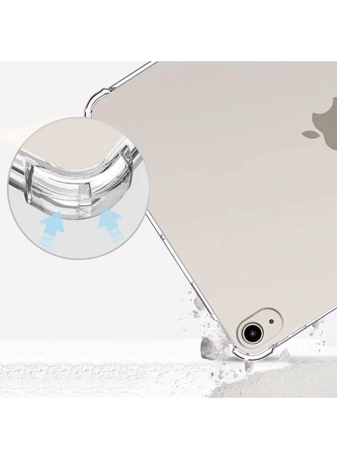 Clear case for iPad Air 11-inch M2 (2024), iPad Air 5th generation (2022) / iPad Air 4th generation (2020) 10.9-inch, soft transparent thermoplastic polyurethane case, scratch-resistant and shockproof - Image 5