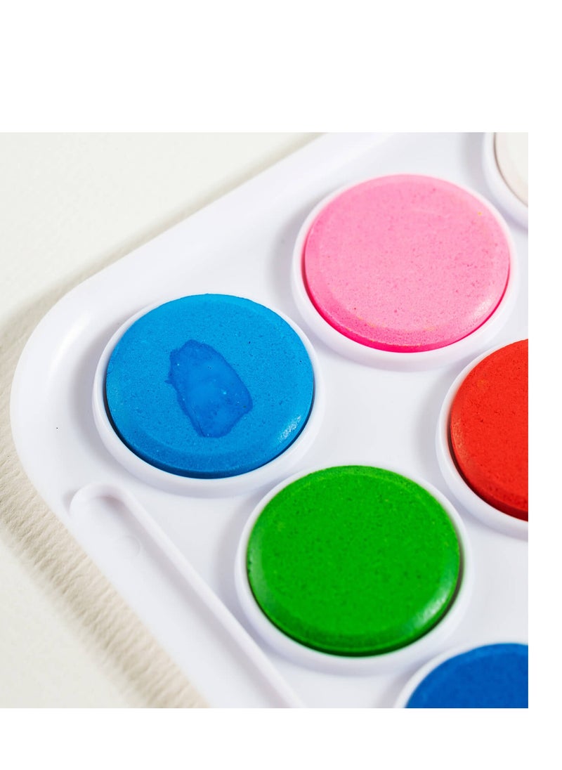 Deli 21-Piece Watercolour Cake Set With One Paint Brush Set  - Image 2