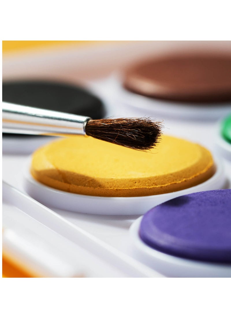 Deli 21-Piece Watercolour Cake Set With One Paint Brush Set  - Image 3