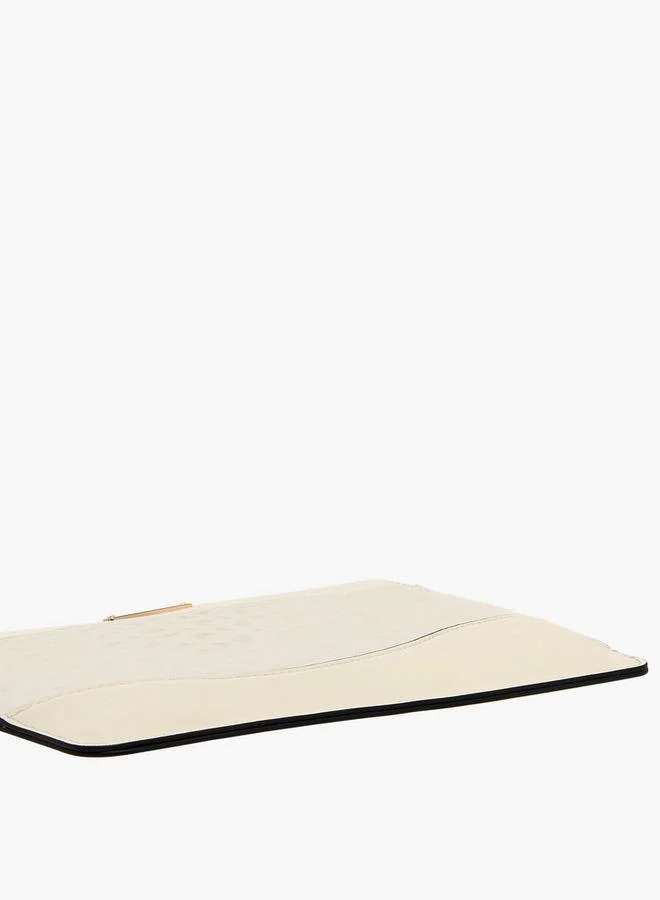 سيليست حقيبة يد مطبوعة بحرف واحد مع سحاب إغلاق