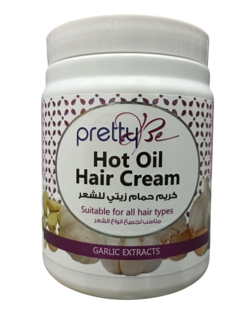 Pretty Be Garlic Extract Hair Oil Bath Cream Makes Hair Soft  Strong and Perfect 1000 ml