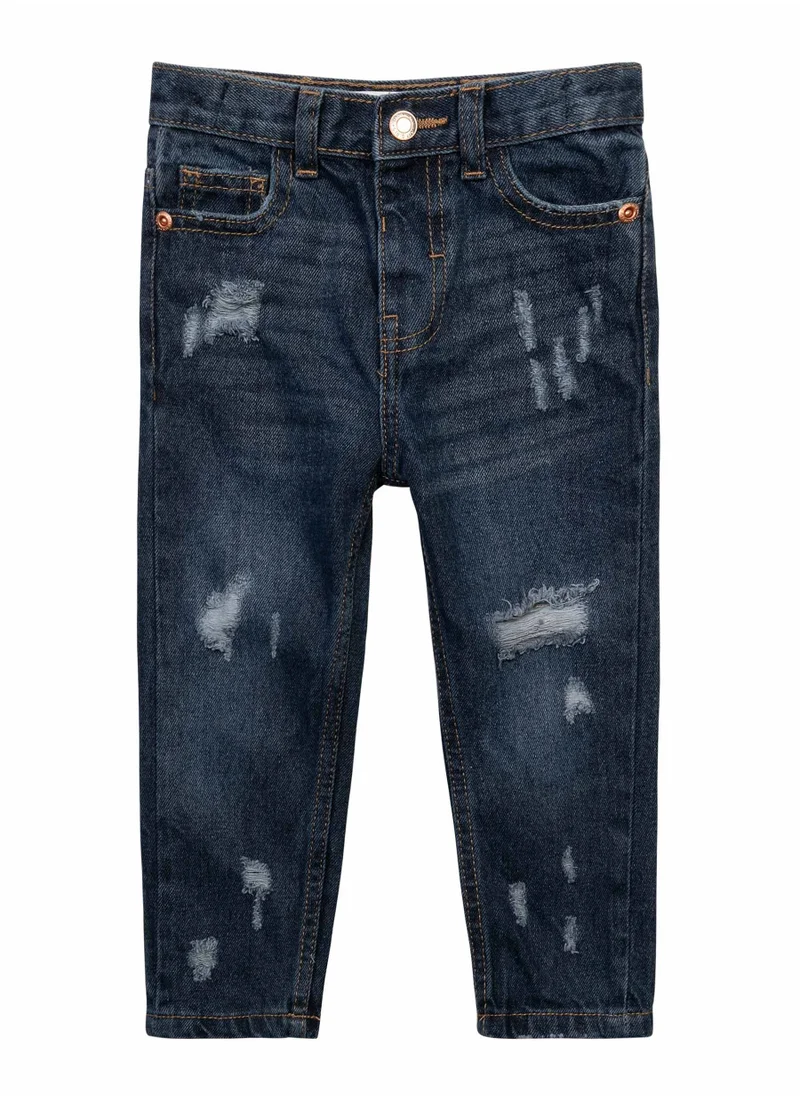 MINOTI Kids Girls Denim Mom Style Jean