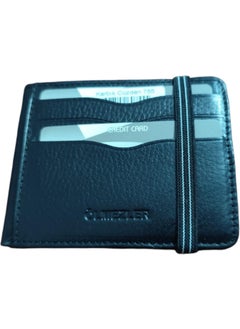 My Geppeto Bag Genuine Leather Elastic Black Men's Wallet  - Image 2