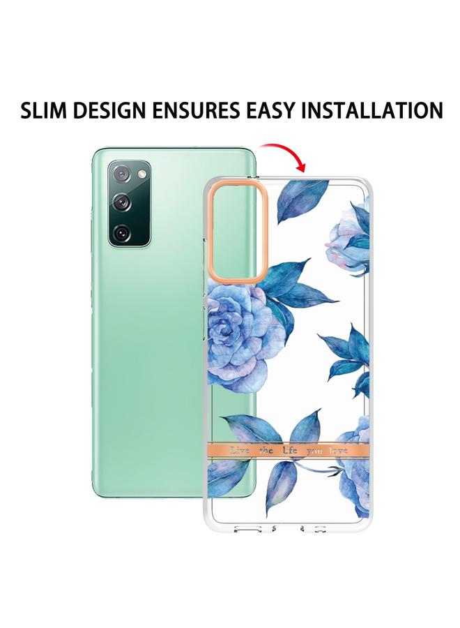 اس-توب جراب لهاتف Samsung Galaxy S20 FE 4G / 5G سلسلة الزهور والنباتات جراب هاتف IMD TPU - Image 2