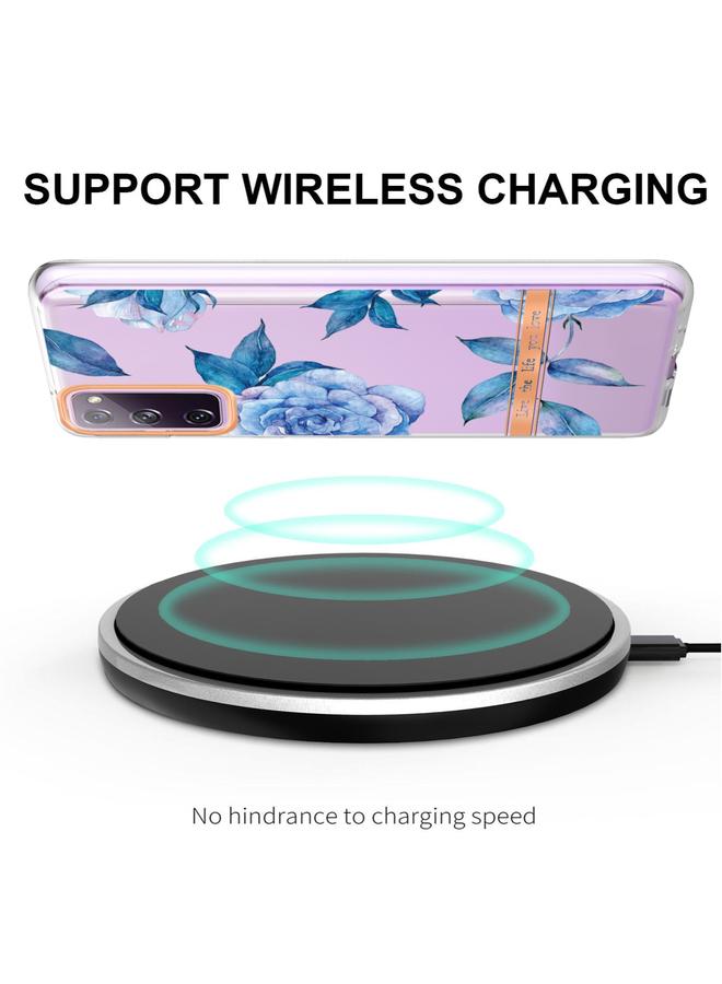 اس-توب جراب لهاتف Samsung Galaxy S20 FE 4G / 5G سلسلة الزهور والنباتات جراب هاتف IMD TPU - Image 4