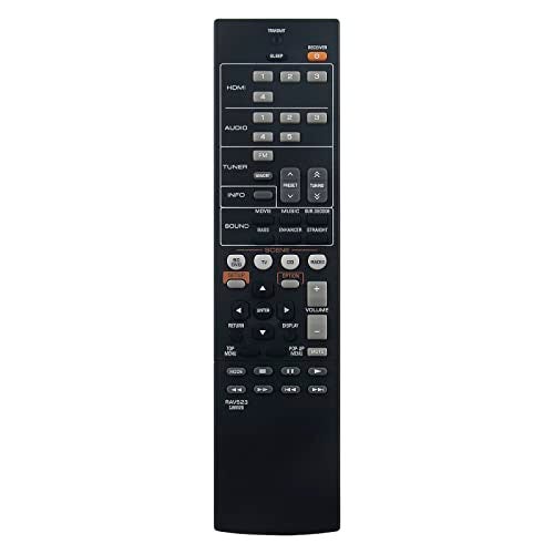 Allimity RAV523 ZJ66520 Replacement Remote Control Compatible with Yamaha AV Receiver RX-V571 RX-V377 RX-V381 RX-V383 HTR-3065 HTR-3066 HTR-2067 YHT-1810 RX-V377BL - Image 1