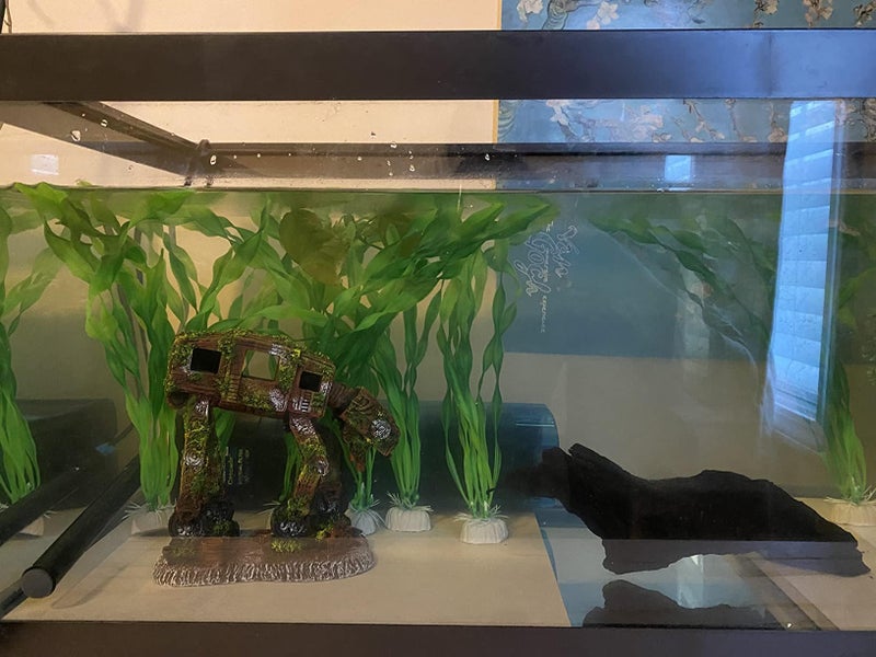 YZHZOM at-at Walker Aquarium Decorations Cool Fish Tank Decorations ATAT Walker Aquarium Decor Aquarium Castle Decor Betta Fish Hide Cave Ornament war Aquarium Decor - Image 5