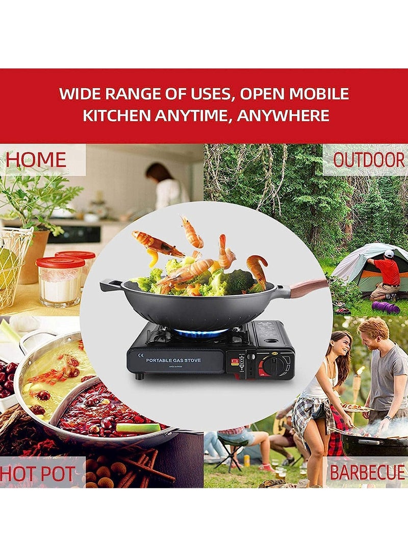 Toby's Tobyâ€™S Outdoor Camping Stove-05 Portable Butane Gas Burner With Auto Ignition, 10000Btus High Output, Safe Design For Hiking, Picnics, Bbq & Outdoor Cooking - Image 2