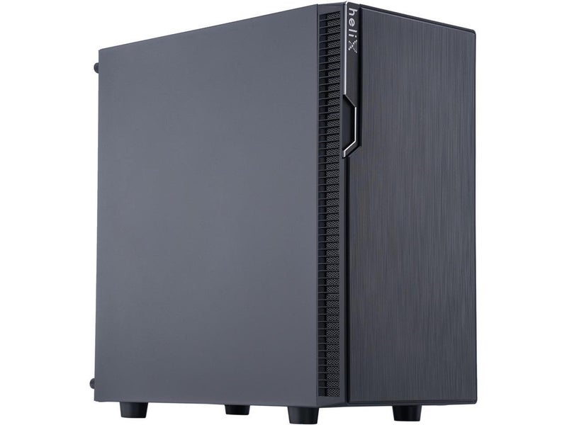 Rosewill FBM-X2-400-HELIX Micro ATX Mini Tower Desktop Gaming & Office PC Computer Case with Pre-Installed 400W Power Supply, 240mm AIO Support, 2X USB 2.0, 1 USB 3.0 - Image 2